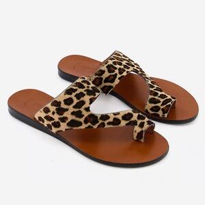 Kenneth Cole Leopard Thong Sandals